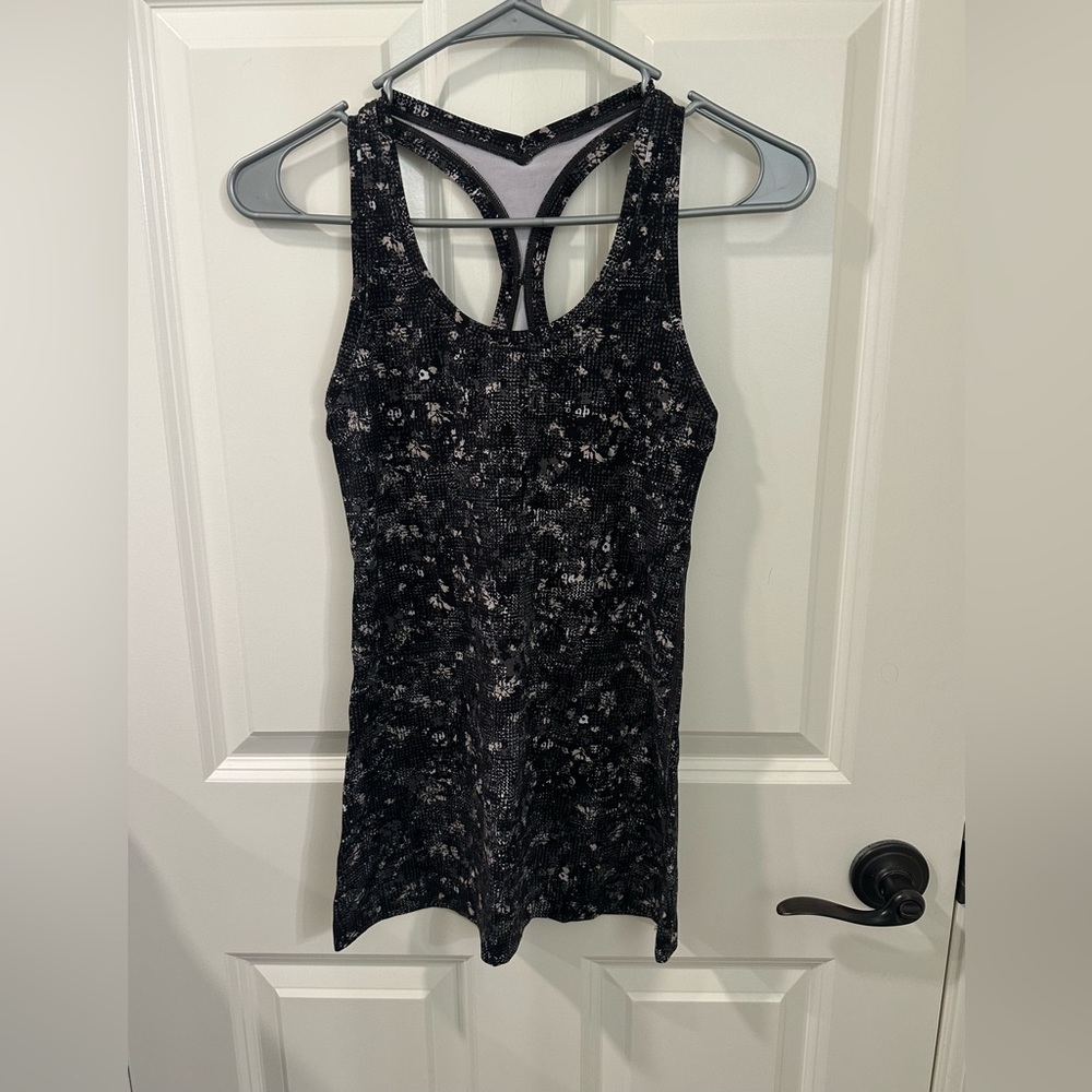 Lululemon cool racerback tank top Nulu equalized multi size 6